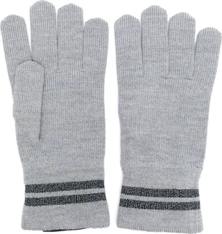 Grey Barrier Knit Glove«s