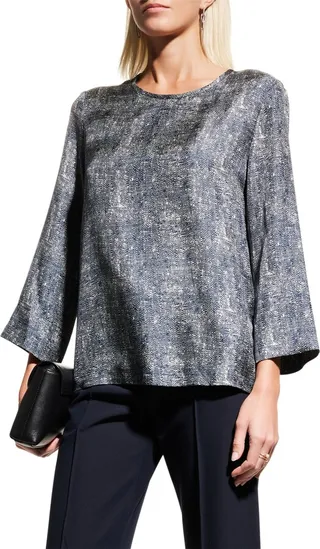 Clio Patterned Blouse