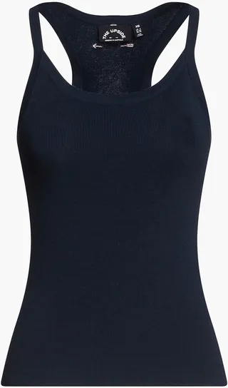 Chelsea Lucielle striped cotton-blend tank