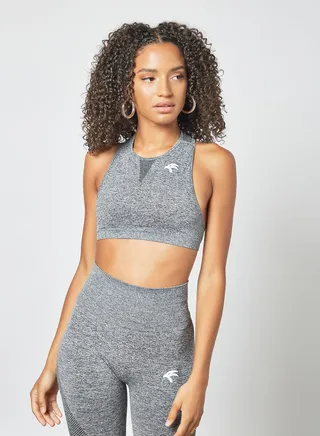 Blush Sports Bra Grey 
