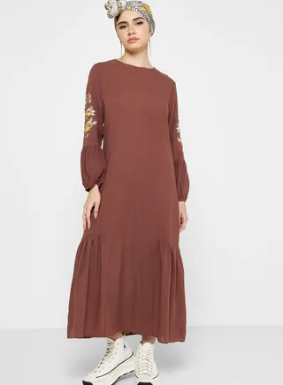 Embroidered Detail Dress