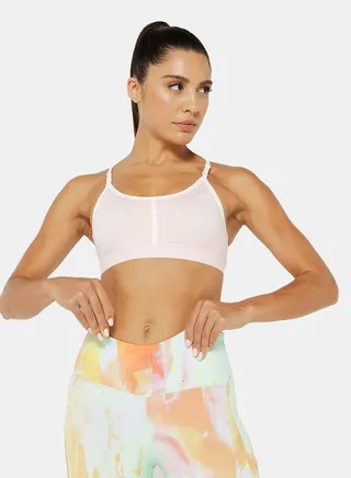 Dri-FIT Air Indy Logo Stripe Sports Bra 