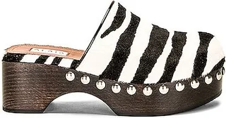 ALAÏA Flat Clog in White