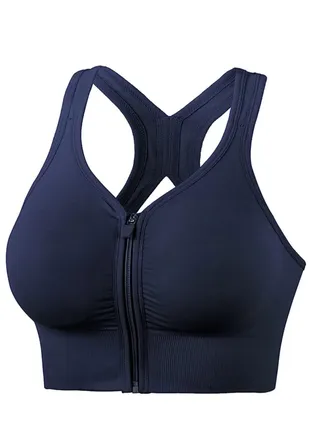 Zip Control Sports Bra 