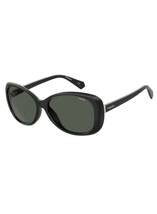 Polarized Round Eyewear Sunglasses PLD 4097/S Black 58 