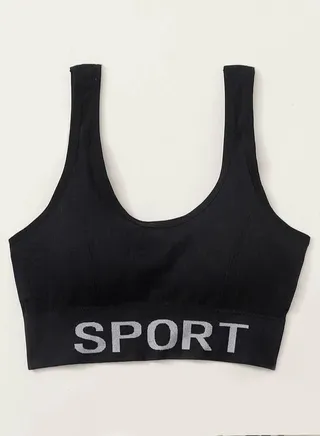 Long Bra With the Words SPORT 