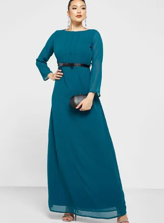 Chiffon Shift Dress 