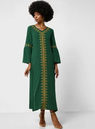 V Neck Dress 