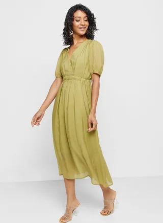 Puff Sleeve Dress