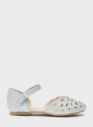 Kids Velcro Ballerinas 