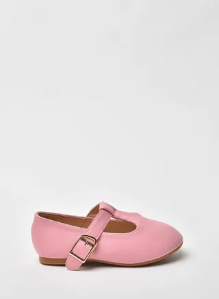 Dyed Pattern Flat Ballerinas Pink 