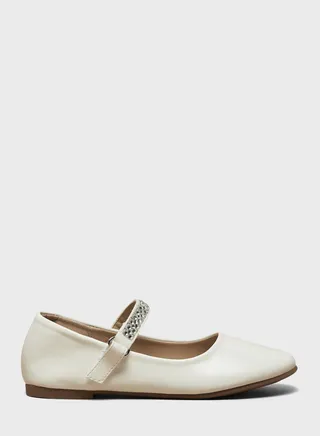 Kids Velcro Ballerinas 