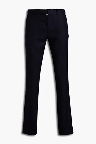 Paul slim-fit wool-twill pants