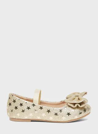 Kids Bow Detail Ballerinas 