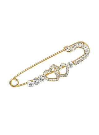 Fashion Chic Pin Heart Design Stylish Breastpin 