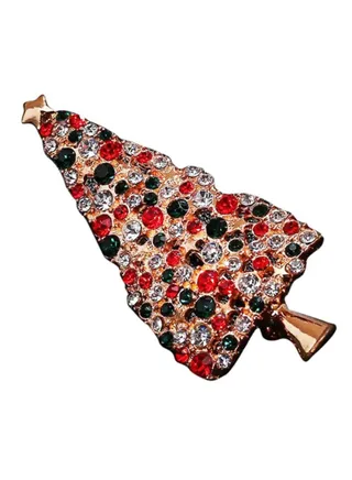Alloy Rhinestone Brooch Pin 