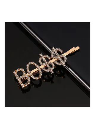 Bling Letter Hairpin 