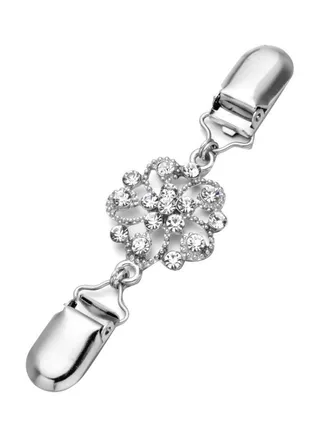 Stone Studded Flower Designed Brooch 