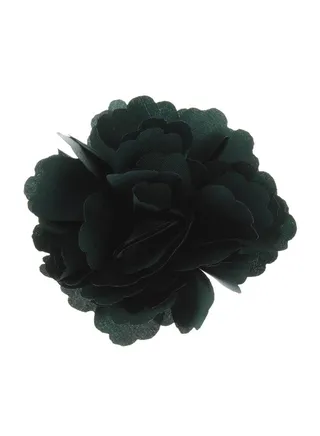 Satin Peony Flower Shape Brooch 