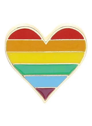 Heart Designed Brooch 