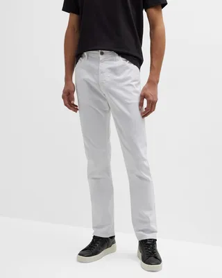 Everett Slim-Straight Twill Pants