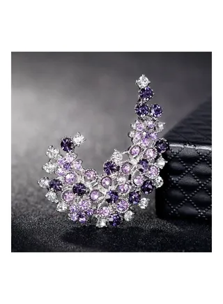 AC145 Elegant Ladies Women Pearl Brooch Pins 