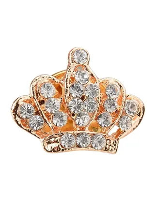 Crown Alloy Brooch 