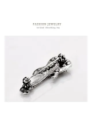 Guitar Shape Alloy Oil Dripping Brooches Pin 
