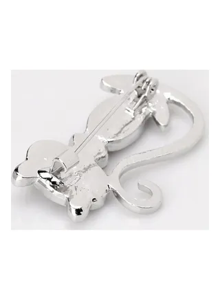 Shell Dinner Clothing Accessories Cat's Brooch 