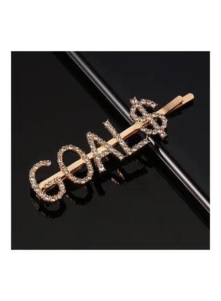 Bling Letter Hairpin 
