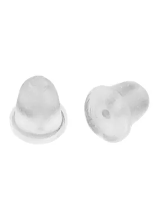 100-Piece Earring Round Back Plugs Accessory 