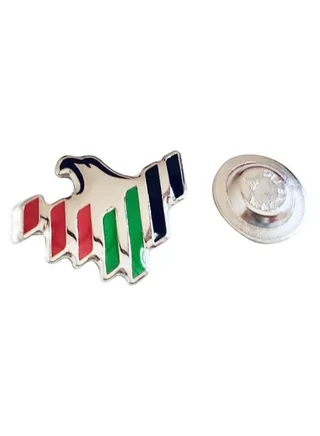 UAE Falcon Logo Magnetic Brooch With Box 