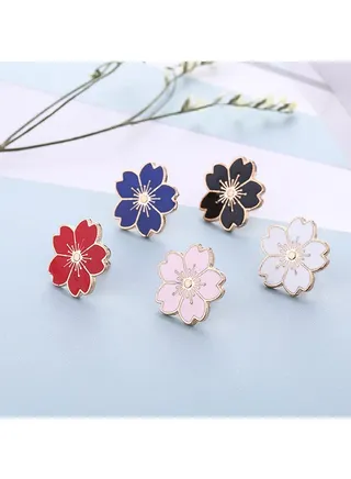 5-Piece Blossom Fashionable Brooch Set 
