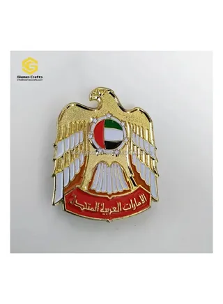 UAE National Day National Flag Brooch Dubai 6 pcs Anniversary National Emblem Commemorative Badge 