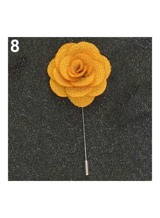 Camellia Flower Pattern Brooch Pin 
