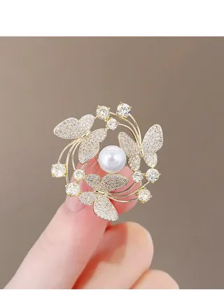 Beauty Woman 3pieces of Brooch 