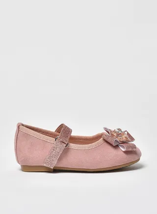 Dyed Pattern Flat Ballerinas Pink 