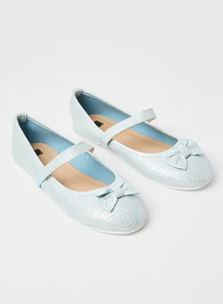 Girl's Stylish Ballerina Ice Blue 