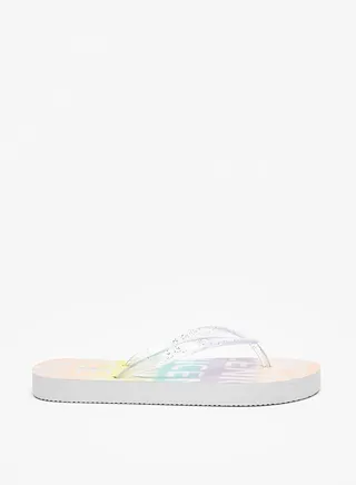 Girl's Printed Slip-On Thong Slippers 