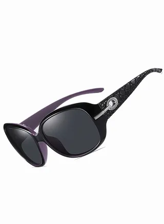 Polarized Sunglasses for Women Trendy Oversized Big Women's Sun Glasses UV Blocking 