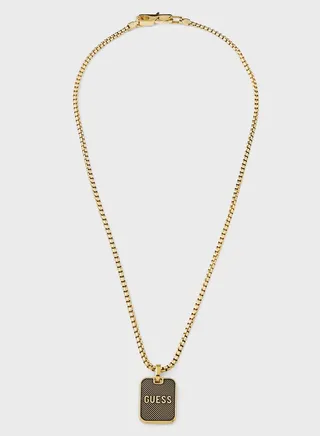 Textured Round Necklace