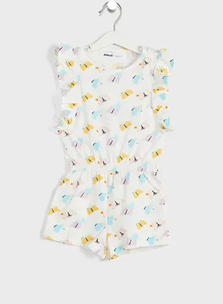 Kids Aop Print Playsuit 