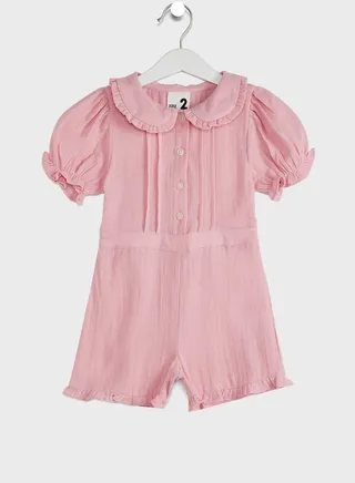 Kids Frill Detail Playsuit 