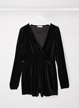 Girls Wrap Detail Playsuit 