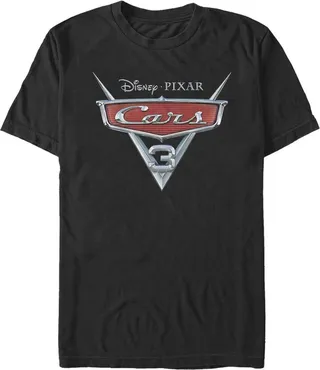 Men's Cars Logo T-Shirt - Black - 5X Large