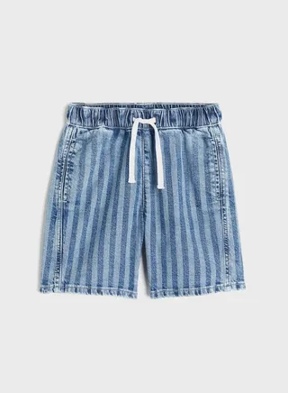Kids Stripe Pull On Shorts