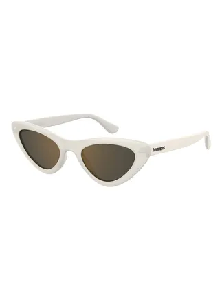 Women's UV Protection Cat Eye Sunglasses - Pipa Ivory 53 - Lens Size: 53 Mm 