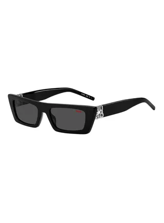 Women's UV Protection Sunglasses - Hg 1256/S Black 52 - Lens Size: 52 Mm 
