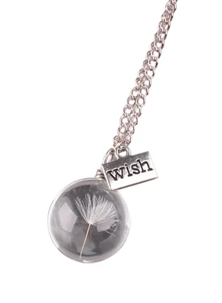 Geometric Rhinestone Dandelion Inlaid Sweater Pendant Necklace 