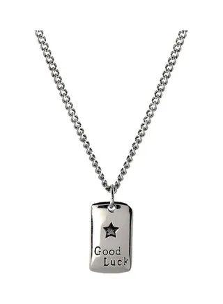 Rhodium Plated Ziron Studded Pendant Necklace 